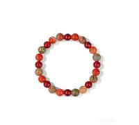 AHCVU Pierre de naissance fleur en cristal pour homme et femme, bracelet en pierre précieuse colorée, soulage l'anxiété, bracelet du mois du zodiaque, cadeau d'anniversaire et de remise de diplôme.