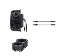 AHD 720P Caméra Côté Gauche Droit Zone Miroir pour Camion Robuste Bus Commercial RV Voiture Connecteur Étanche Caméras De Recul(LP777 add 2 Cable)