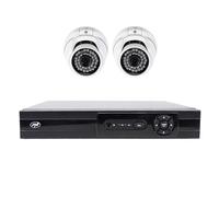 AHD Kit Vidéo Surveillance PNI House AHD880, 8 Canaux, 5MP - DVR/NVR et 2 Caméras Extérieures AHD25, 5MP, Dôme IP66