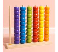AHDFY Jeu de Défi d'empilage de Couleurs, Jeu de Puzzle Rapide avec Anneaux à Empiler | Jeu de Tri et Association de Couleurs pour Enfants & Adultes Développer la Logique,B