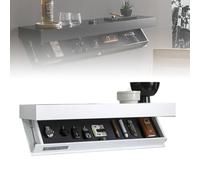 AHDUELLWA Magicflap Étagère design avec compartiment secret, étagère flottante dissimulée, solution de rangement murale, décoration d'intérieur moderne, idéale pour le salon ou le bureau