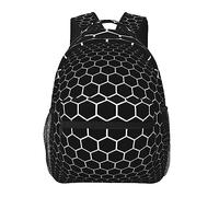 Ahdyr Adultes Léger Abstrait Géométrique Trippy Cubes 3D Sacs à Bandoulière Grande Capacité Sac à Bandoulière avec Bretelles Réglables pour Trekking Travail Marche Cyclisme