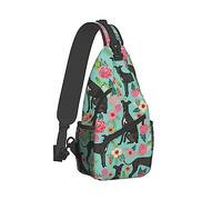 Ahdyr dos décontracté, dos, chien lévrier italien Art épaule poitrine sac à bandoulière, étui pour appareil photo, sac fourre-tout décontracté de voyage à bandoulière pour hommes femmes