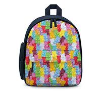 Ahdyr Gummy Bears Bonbons Sac à Dos Unisexe Sac à bandoulière léger pour Ordinateur Portable Sac à Dos décontracté Sacs d'extérieur