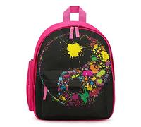 Ahdyr Paint Splash Yin Yang Sac à dos unisexe léger pour ordinateur portable, sac à bandoulière décontracté, sacs d'extérieur