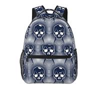 Ahdyr Sac à dos anti-vol polyvalent grande capacité sac de transport fond de crânes avec sac de randonnée de voyage fou et sac à dos avec poches latérales