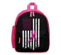 Ahdyr Sac à dos unisexe avec ruban rose pour sensibilisation au cancer du sein, sac à bandoulière léger pour ordinateur portable, sac à dos décontracté, sacs d'extérieur