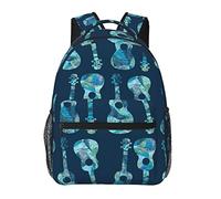 Ahdyr Sacs à Dos Polyvalent Anti Vol Grande Capacité Bookbag Guitare Ukulélé Aquarelle Art Voyage Randonnée Camping Sac À Dos Avec Bretelles Rembourrées