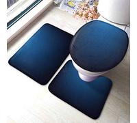 Ahdyr Vous êtes Mon Soleil Bain Oiseau Nuage Arc-en-Ciel et Soleil Ensemble de salle3 pièces siège de Toilette Couvercle Couverture Tapis Anti-dérapant