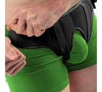 aHeal Ceinture hernie inguinale homme | Ceinture hernie inguinale | Taille 4: 105.5-113 CM; 41.3-44.4", Noir