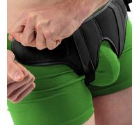 aHeal Ceinture hernie inguinale homme | Ceinture pour hernie inguinale homme | Slip herniaire homme | Ceinture hernie inguinale | Slip hernie inguinale homme | Taille 3: 97.5-105 CM; 38.1-41.3", Noir