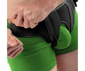 aHeal Ceinture hernie inguinale homme | Ceinture pour hernie inguinale homme | Slip herniaire homme | Ceinture hernie inguinale | Slip hernie inguinale homme | Taille 1: 81-89 CM; 31.8-35", Noir