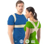 aHeal Correcteur de posture - Redresseur de dos - Ceinture dorsale - Homme et femme - Redresse dos - Taille 5 Beige