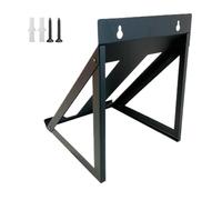 AHeavy Duty Power Tool Wall Mount Holder - Steel 24.6x21.8x28cm Black Circular Saw Storage Rack Garage Workshop Tool Organizer Compatible With Corded And Cordless Saws Industrial Wall Mounted