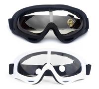 AHEJIOO Lot de 2 paires de lunettes de protection pour enfants, lunettes de protection Nerf, protection UV400, lunettes de protection pour le travail, le laboratoire, le cyclisme, le ski, l'alpinisme