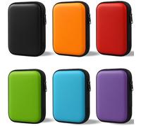 AHEJIOO Lot de 6 boîtes de cartes à jouer étanches et robustes, convient pour le rangement de cartes à jouer, pour Uno, Cabo, jeu de cartes Skyjo, Phase 10 (6 couleurs)