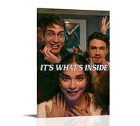 AHEUWAEBE It's What's Inside Poster sur toile - Art mural esthétique - Poster d'art moderne pour salon - 50 x 75 cm - Style cadre