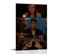 AHEUWAEBE Poster sur toile « A Murder At The End Of The World » - Art mural esthétique - Couverture - Poster d'art moderne pour salon - 50 x 75 cm - Style cadre