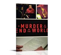 AHEUWAEBE Poster sur toile « A Murder At The End Of The World » - Art mural esthétique - Impression d'art moderne pour salon - 40 x 60 cm - Style cadre