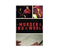 AHEUWAEBE Poster sur toile « A Murder At The End Of The World » - Art mural esthétique - Impression d'art moderne pour salon - 40 x 60 cm - Style sans cadre