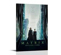 AHEUWAEBE The Matrix Resurrections Poster sur toile - Art mural esthétique - Impression d'art moderne pour salon - 60 x 90 cm - Style cadre
