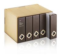 AhfuLife Boîte de Rangement Colorée pour CD ou DVD 120 Disques, Classeur CD ou DVD pour Collection, Bureau ou Maison (Marron)