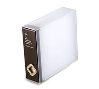 AhfuLife Range CD Range DVD, Marron Boite Rangement CD Protecteur, Rangement Dvd Boite Capacité de 24 Disques pour Voiture Bureau Masion, Cadeaux de Anniversaire ou Noël pour Amateurs de Disque