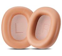 AHG Accessory House Global Beoplay H100 Coussinets de rechange compatibles avec casque Bang & Olufsen Beoplay H100 (Sunset Abricot) Cuir peau de mouton Mousse haute densité Aimant puissant