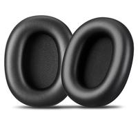 AHG Accessory House Global Coussinets d'oreille de rechange de qualité supérieure compatibles avec casque Sony WH-1000XM6 (noir) Coussinets d'oreille en cuir protéiné de qualité supérieure, ajustement