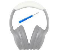 AHG Accessory House Global QC35 ii / QC35 Housse de coussin pour casque Bose QuietComfort 35/QC35 II Blanc Design facile à clipser PU de qualité supérieure Mousse haute densité FlexiSoft