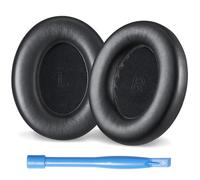 AHG QuietComfort Ultra Coussinets de rechange compatibles avec les casques Bose QuietComfort Ultra (QC Ultra) à réduction de bruit (noir). Cuir PU de qualité supérieure | Confort/durabilité supérieurs
