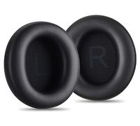 AHG Coussinets de rechange pour casque Soundcore Space Q45 de qualité supérieure - Compatibles avec les casques Anker Soundcore Space Q45 - Cuir protéiné de qualité supérieure - Mousse haute densité