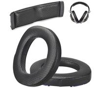 AHG Premium HD 8XX / HD 800S / HD 800 Coussinets Oreillettes et Bandeau Compatible avec Casque Sennheiser HD800 / Sennheiser HD800S et Drop HD 8XX Peau de Mouton Perforée/Mousse Haute Densité