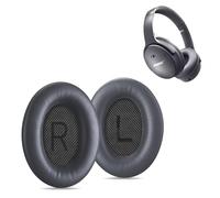 AHG QC45 Coussinets de rechange de qualité supérieure pour casque Bose QuietComfort 45 / Bose QC45 avec suppression du bruit (Eclipse Grey) Cuir protéiné de haute qualité, mousse épaisse haute densité