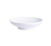 AHGFTYRDT Assiettes à dîner, plats à dessert, assiette haute profonde, assiette à soupe, assiette à dîner, vaisselle créative d'hôtel, vaisselle chinoise, blanche, grande assiette froide, assiettes en