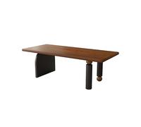 AHGFTYRDT Table a Manger Table à Manger carrée en Bois Massif Couleur Noyer, idéale for Un Salon, Un hôtel ou Une Maison Table Salle à Manger(140cm)