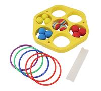 Ahgsup Anneau de Piscine, Jeu de Lancer, Jouet en Mousse Flottante, Cercle Hexagonal pour Les Sports Nautiques Familiaux, EVA Léger, Fournitures de Divertissement pour Les Vacances d'été