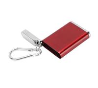 Ahgsup Boîtier en Aluminium Hermétique Portable, Petit Support de Rangement étanche pour Le Camping et L'exploration (Rouge)