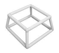 Ahgsup Cadre de Broderie Double Couche avec Support à Coudre, Cerceau pour Broderie au Point de Croix, Idéal pour le Matelassage et la Peinture sur Soie, Matériau PP Robuste (#1)