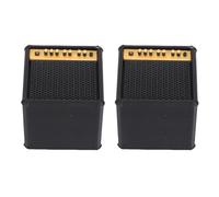 Ahgsup Ensemble de 2 Supports pour Médiators de Guitare, Organisateur de Bureau en Forme de Haut-parleur et Présentoir Décoratif avec Conception Multi-fentes pour un Accès Facile, pour