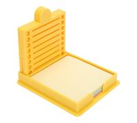 Ahgsup Ensemble de 5 Pochoirs et 1 Modèle de Notes Autocollantes Réutilisables, Organisateur de Liste de Choses à Faire en Plastique ABS avec Boîte de Rangement, Listes de Contrôl