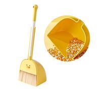 Ahgsup Ensemble de Mini Balais pour Enfants, Design de Dessin animé pour Le | Léger, matériau de qualité alimentaire, poignée ronde, conception de trou de suspension, compact pour la maternelle