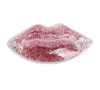 Ahgsup Gel Ice Pack en Forme de Lèvre Réutilisable, Réduit le Gonflement, Anti-fuite, Compresse Chaude et Froide, Pack de Gel
