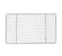 Ahgsup Grille de Refroidissement Grille de Cuisson de Rôtissage de Cuisson en Fil D'acier Inoxydable 304 Résistant aux Hautes Températures Passe au Four avec Lignes (Rectangulaire 19,2 cm)