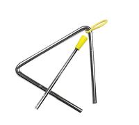 Ahgsup Instrument Triangulaire à Percussion Manuelle Durable pour L'éducation Musicale des Enfants, Conception Compacte pour les Salles de e Musique Scolaire (5 pouces (135 pièces))