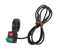 Ahgsup Interrupteur de Guidon de Moto 2 en 1, Design Compact avec Klaxon et Bouton de Marche Arrière pour Moto et Scooter, Câble ABS de 1,5 M