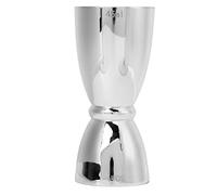 Ahgsup Jigger en Acier Inoxydable, Tasse à Mesurer à Double Tête, Tasse à Mesurer pour Cocktail, à pour Barre, Large Ouverture de qualité Alimentaire, (Miroir lumineux en forme de U)