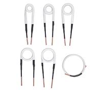 Ahgsup Kit de Bobine de Chauffage à Induction, Ensemble de Noyaux en | Comprend des bobines de 20 à 40 mm, des fils de laiton flexibles, isolés pour plus de sécurité