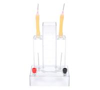 Ahgsup Kit de Démonstration D'électrolyse D'eau PEM, Expérience Transparente de Génération D'hydrogène et D'oxygène pour L'enseignement en Laboratoire et à L'école, Perles de Verr