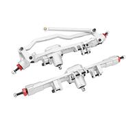 Ahgsup Kit de Mise à Niveau Durable de qualité Supérieure pour Essieu Droit en Alliage D'aluminium de Voiture RC pour Voiture Wraith RR10 90048 1/10 2 Unités (Argent)